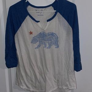 California 3/4 sleeve blouse